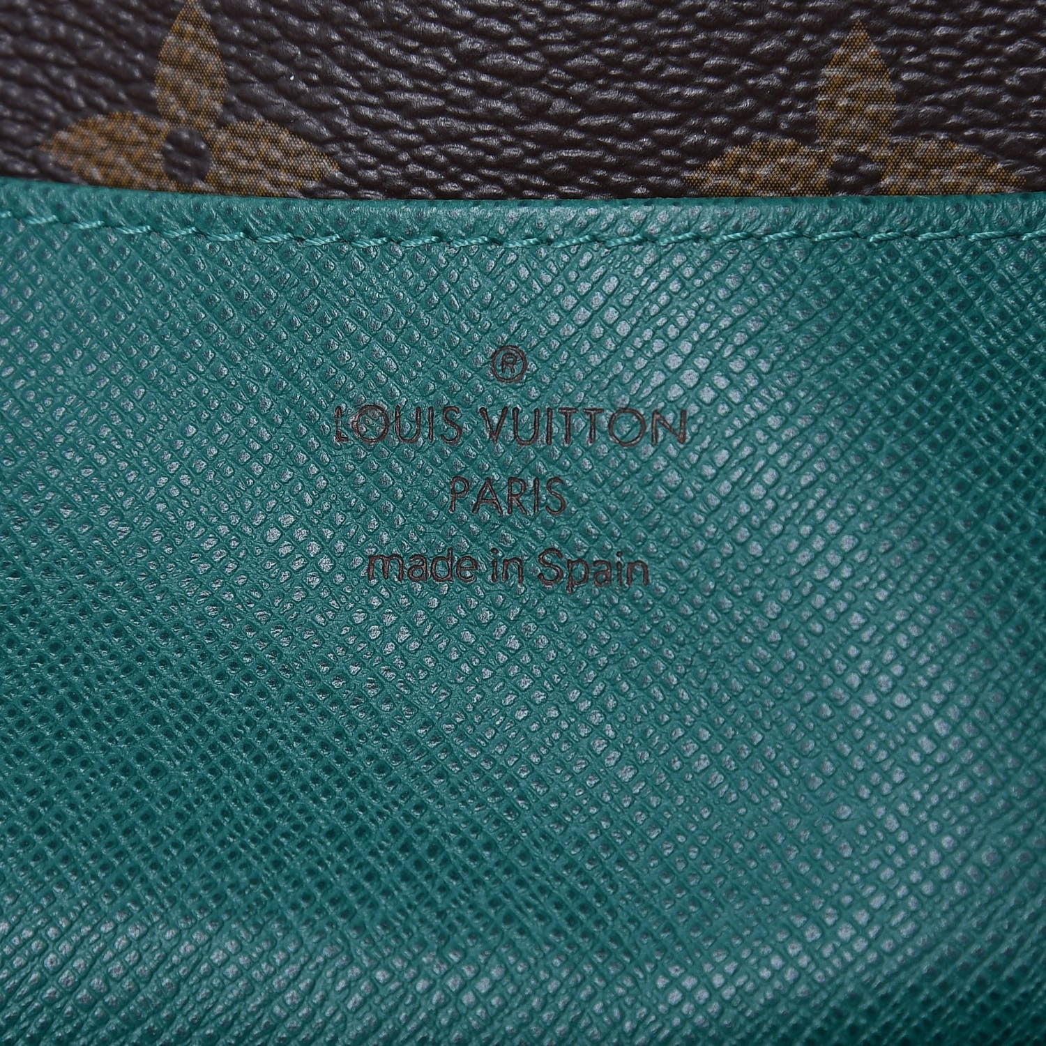 Louis Vuitton Monogram Emilie Wallet Vert 7 of 11