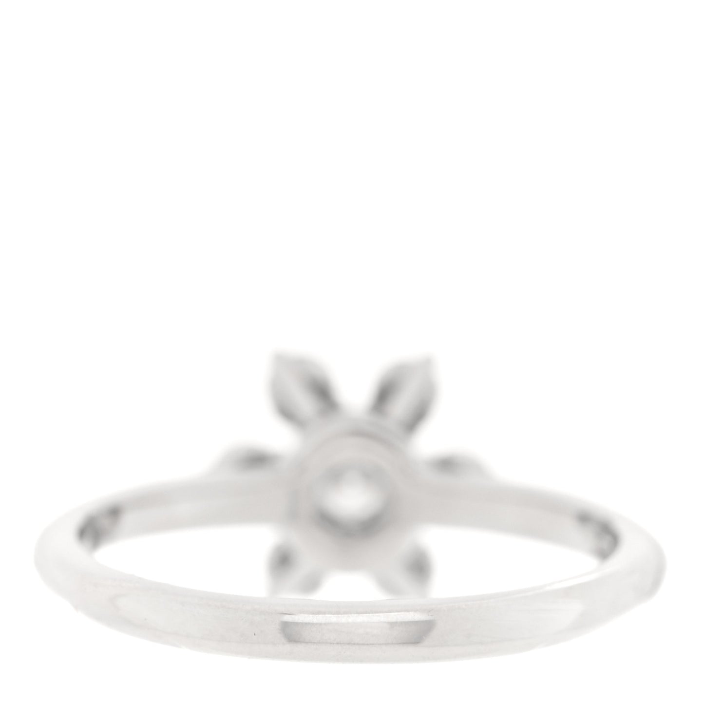Platinum Diamond Flower Ring 47 4
