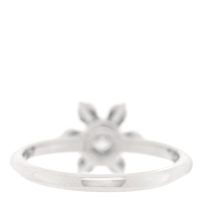 Tiffany Platinum Diamond Flower Ring 47 4 3 of 4