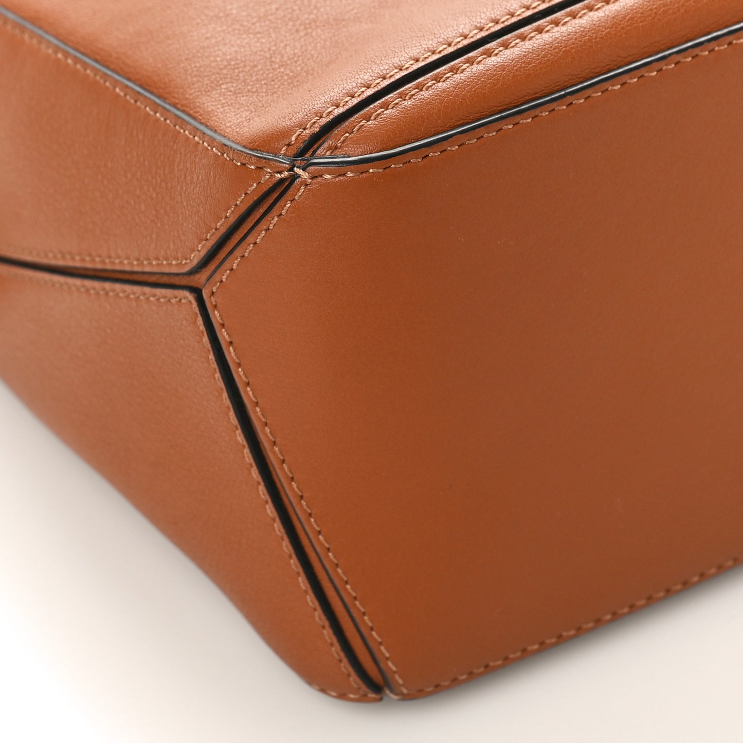 Calfskin Small Puzzle Bag Tan