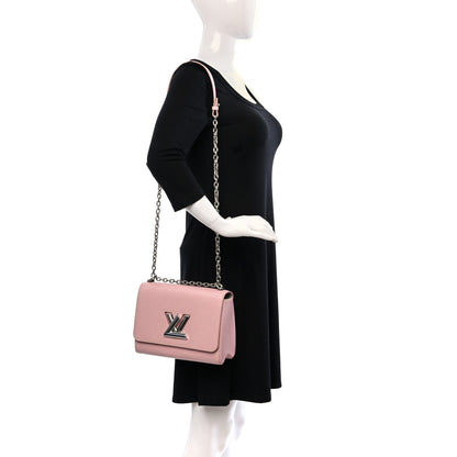 Louis Vuitton Epi Twist Shoulder Bag MM Rose Ballerine 2 of 8