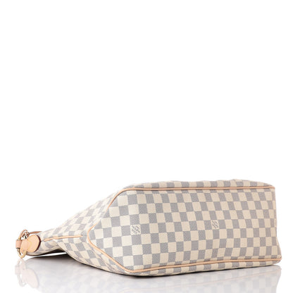 Louis Vuitton Damier Azur Delightful MM Rose Ballerine 4 of 8