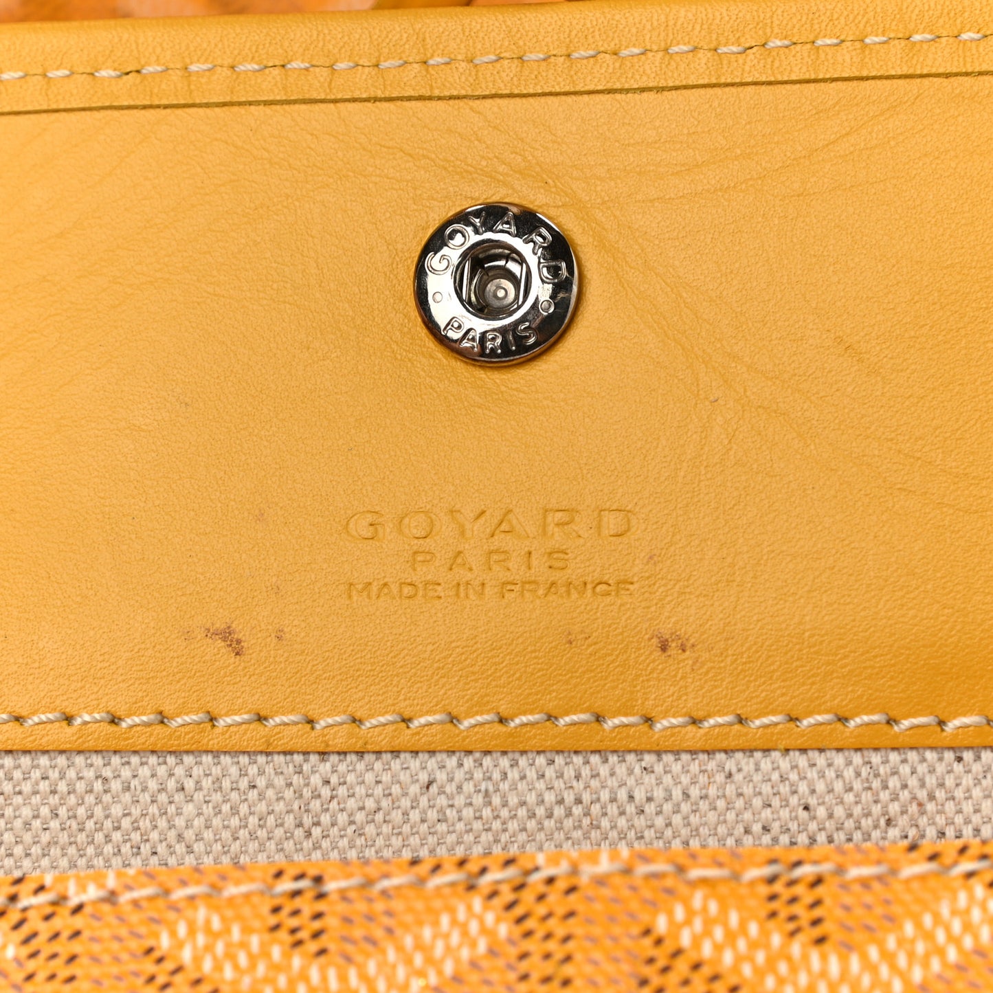 Goyardine Saint Louis PM Yellow