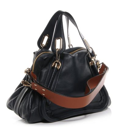 Chloe Leather Medium Military Paraty Navy 3 of 10