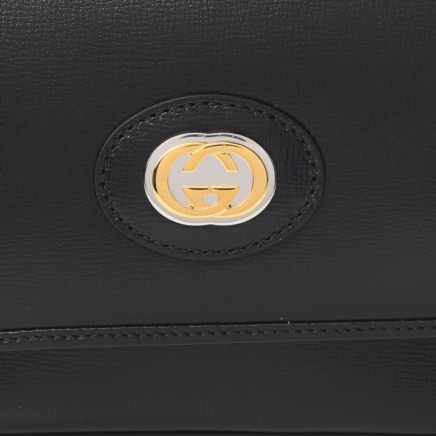Azalea Calfskin Mini Marina Chain Shoulder Bag Black