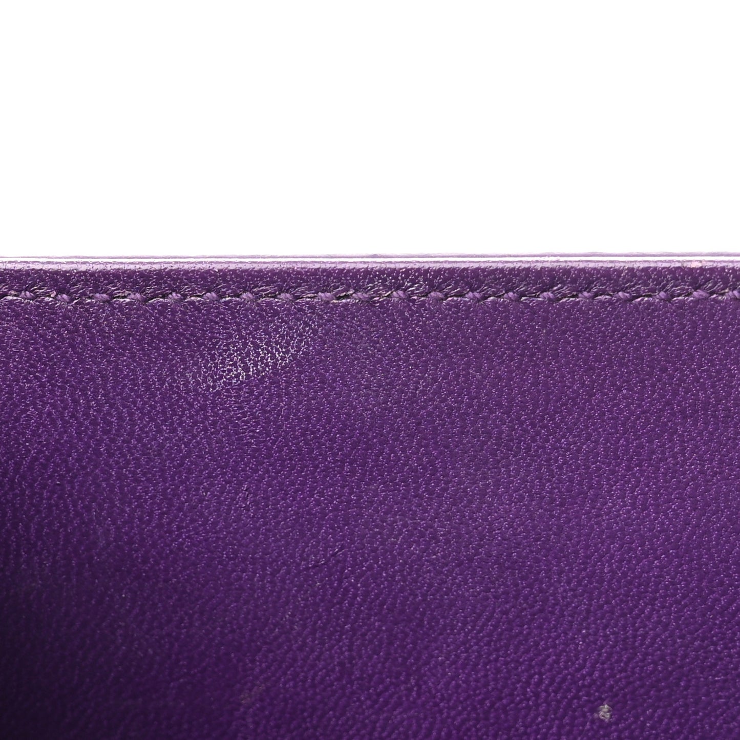 Suede Small Classic Monogram Kate Tassel Satchel Purple
