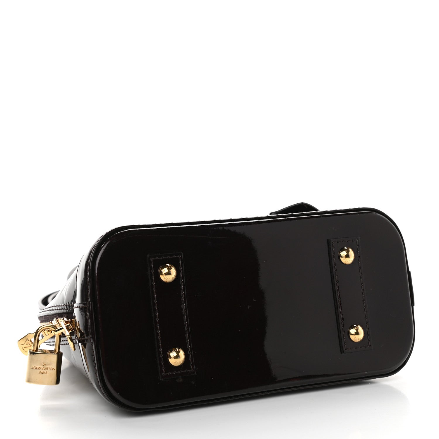 Louis Vuitton Vernis Alma BB Amarante 4 of 8