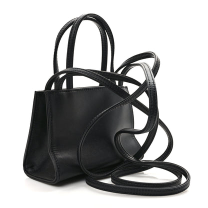 Telfar Vegan Leather Small Shopping Bag Black 3 of 7