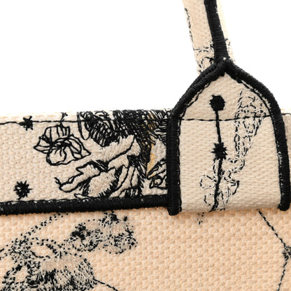 Christian Dior Canvas Zodiac Toile De Jouy Embroidered Medium Book Tote Latte 9 of 9