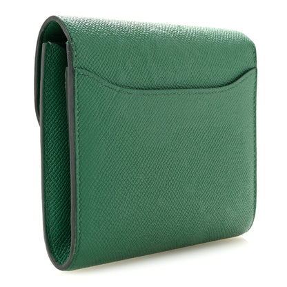 Hermes Epsom Constance Short Wallet Vert Vertigo 3 of 11