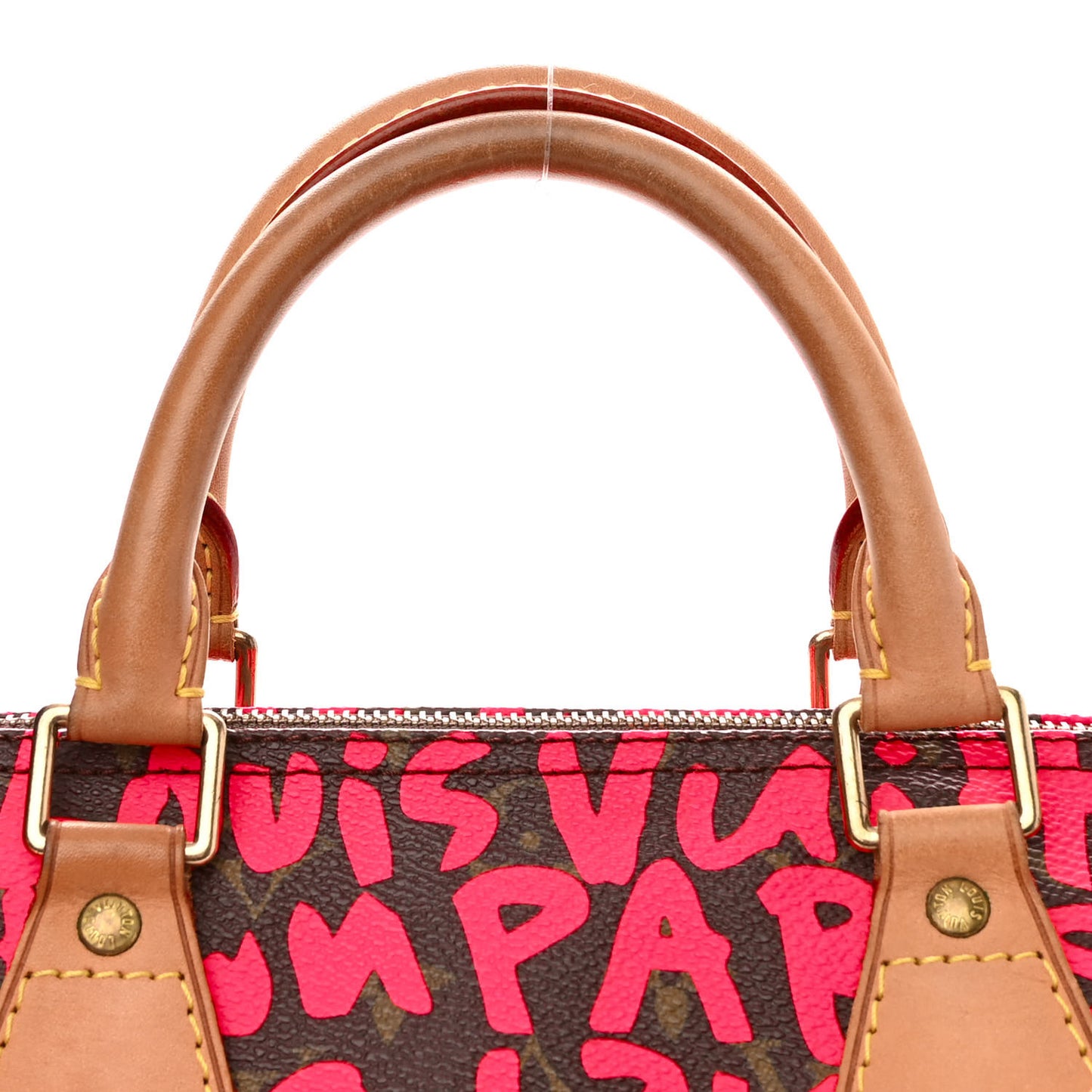 Monogram Graffiti Speedy 30 Fuchsia