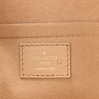 Louis Vuitton Lambskin Damier Quilt Troca MM Cashmere Beige 6 of 9