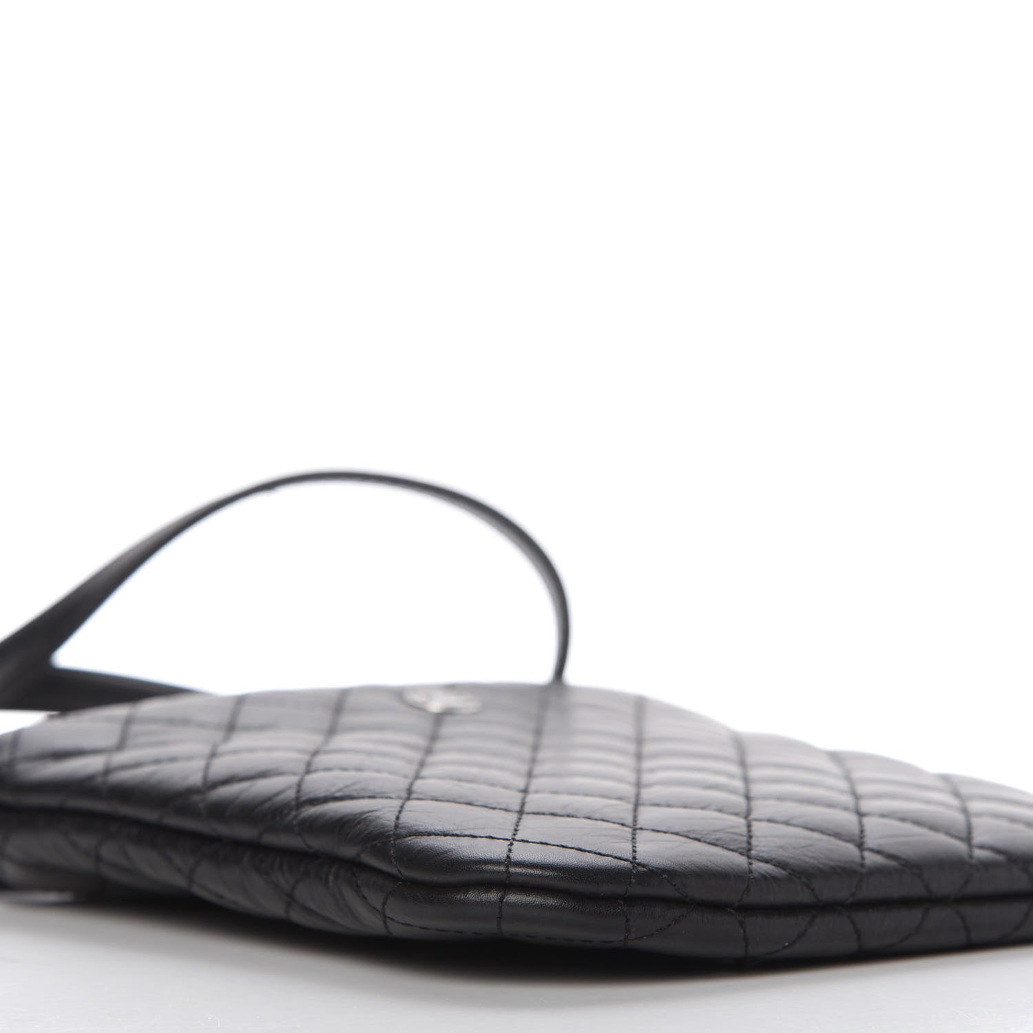 Chanel Aged Calfskin Quilted Crossbody Bag Black 6 of 10