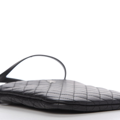 Chanel Aged Calfskin Quilted Crossbody Bag Black 6 of 10