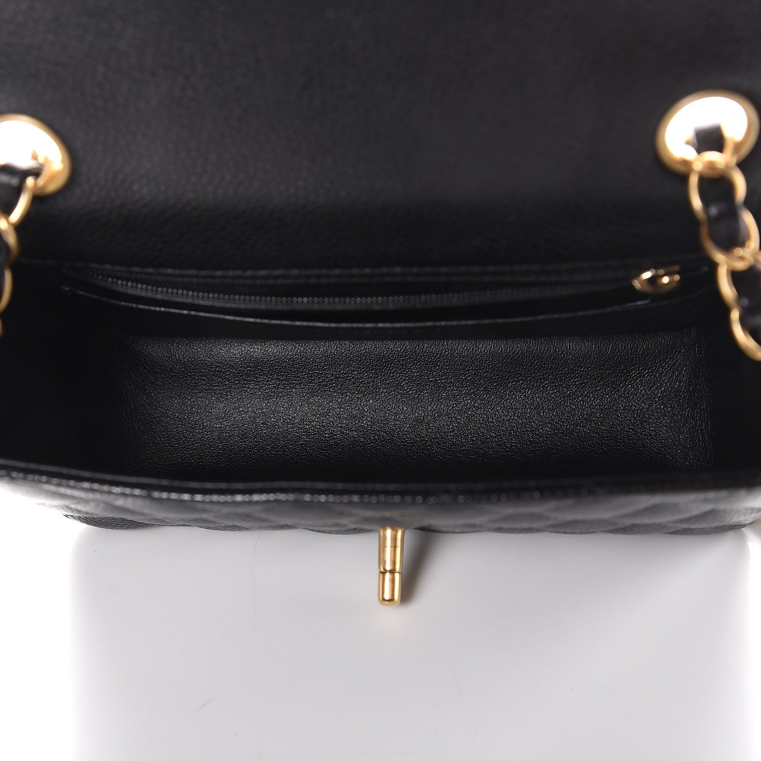 Chanel Caviar Quilted Mini Rectangular Flap Black 5 of 8