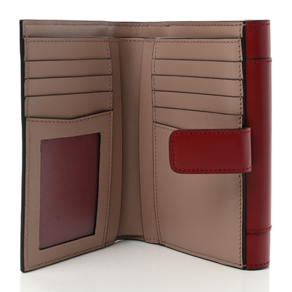 Bulgari Calfskin Serpenti Forever Bi-Fold Wallet Red 6 of 7