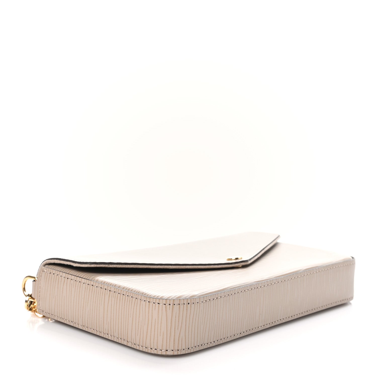 Louis Vuitton Epi Felicie Pochette Chain Wallet Galet 5 of 10