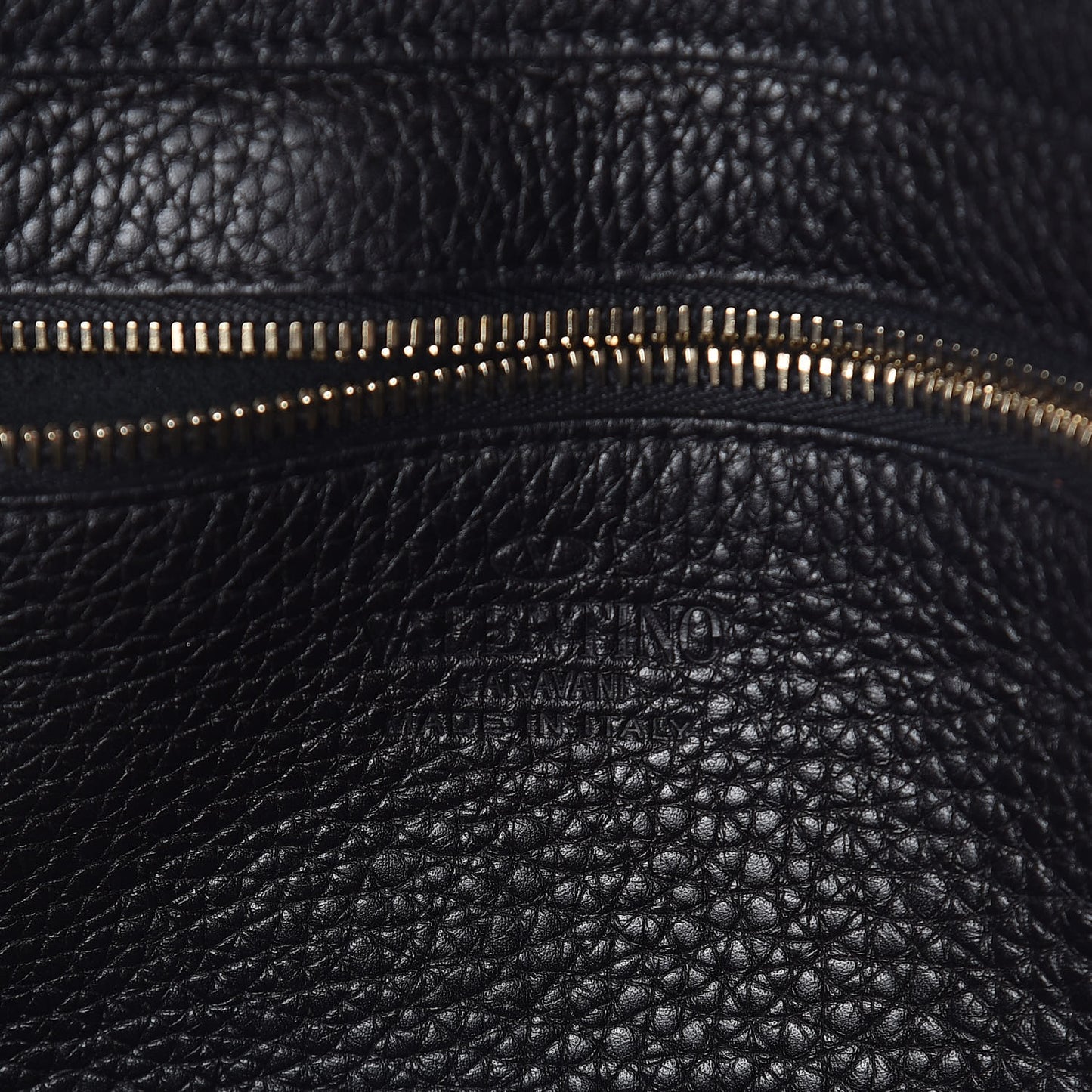 Alce Printed Calfskin Medium Rockstud Tote Black