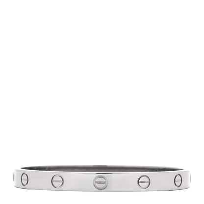 Cartier 18K White Gold LOVE Bracelet 16 3 of 6