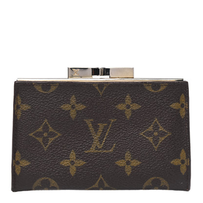 Louis Vuitton Monogram French Kiss Lock Coin Purse 1 of 10