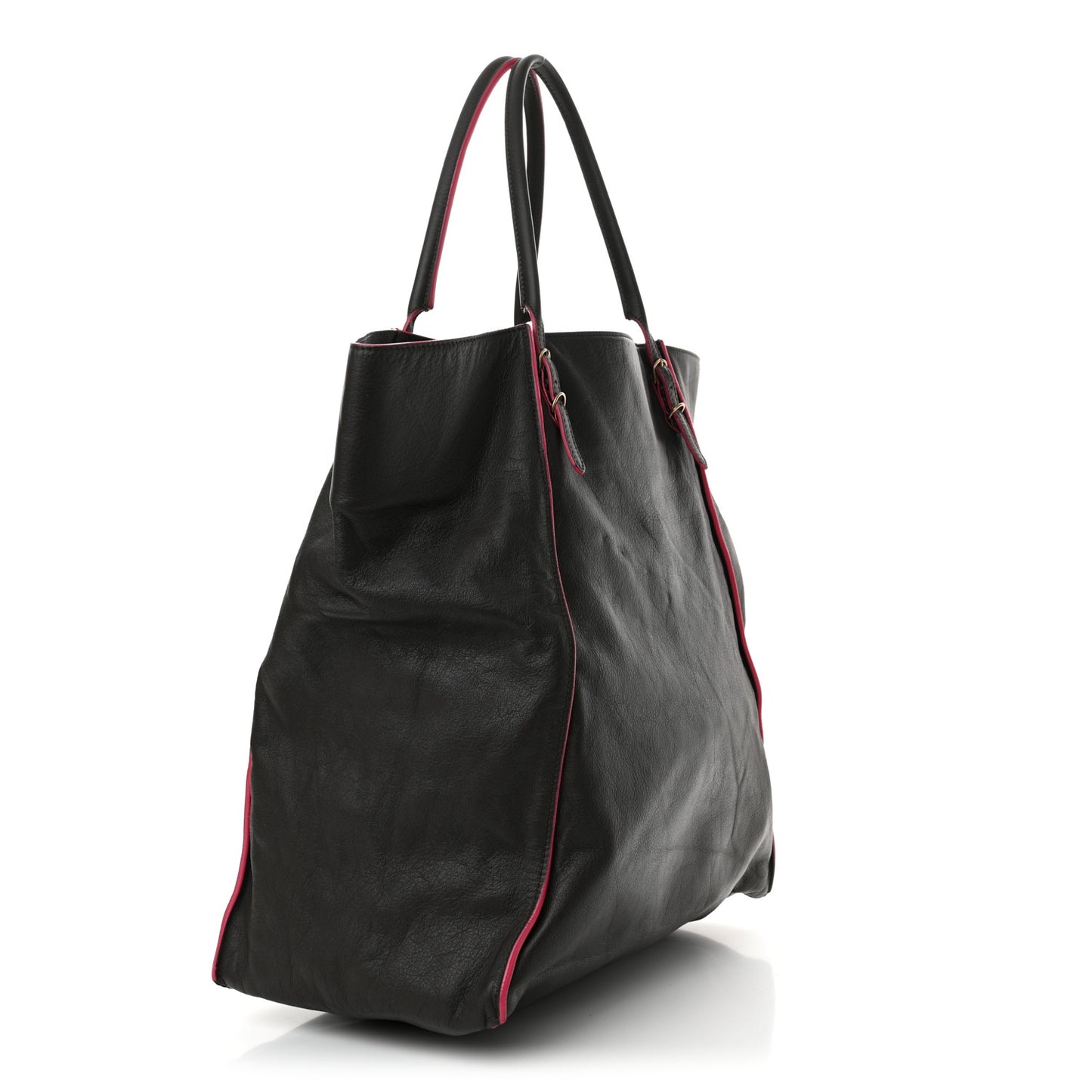 Veau Papier Basket Tote Brown