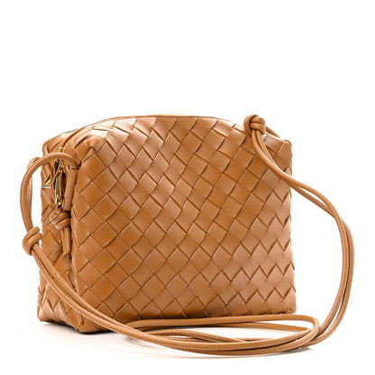Bottega Veneta Nappa Intrecciato Small Loop Camera Bag Camel 3 of 9
