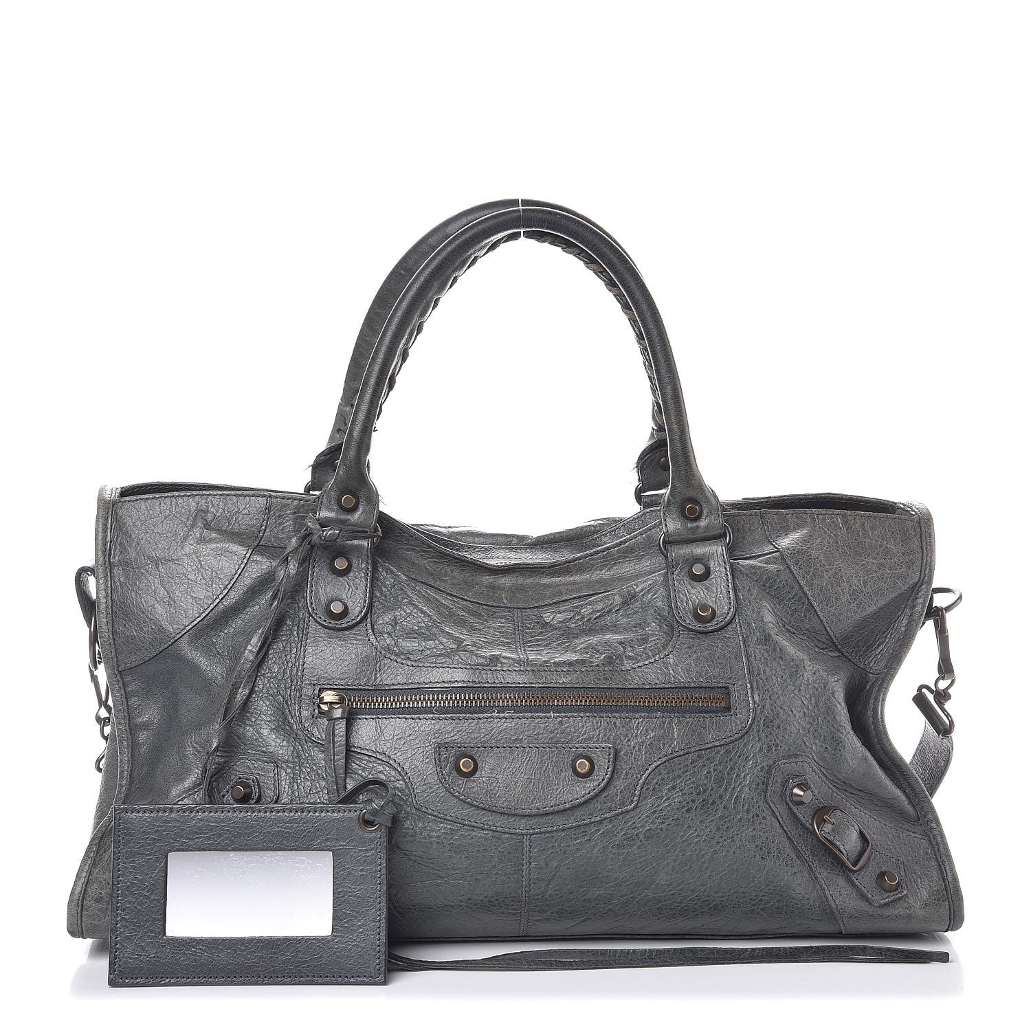 Balenciaga Agneau Classic Hardware Part Time Anthracite 1 of 19