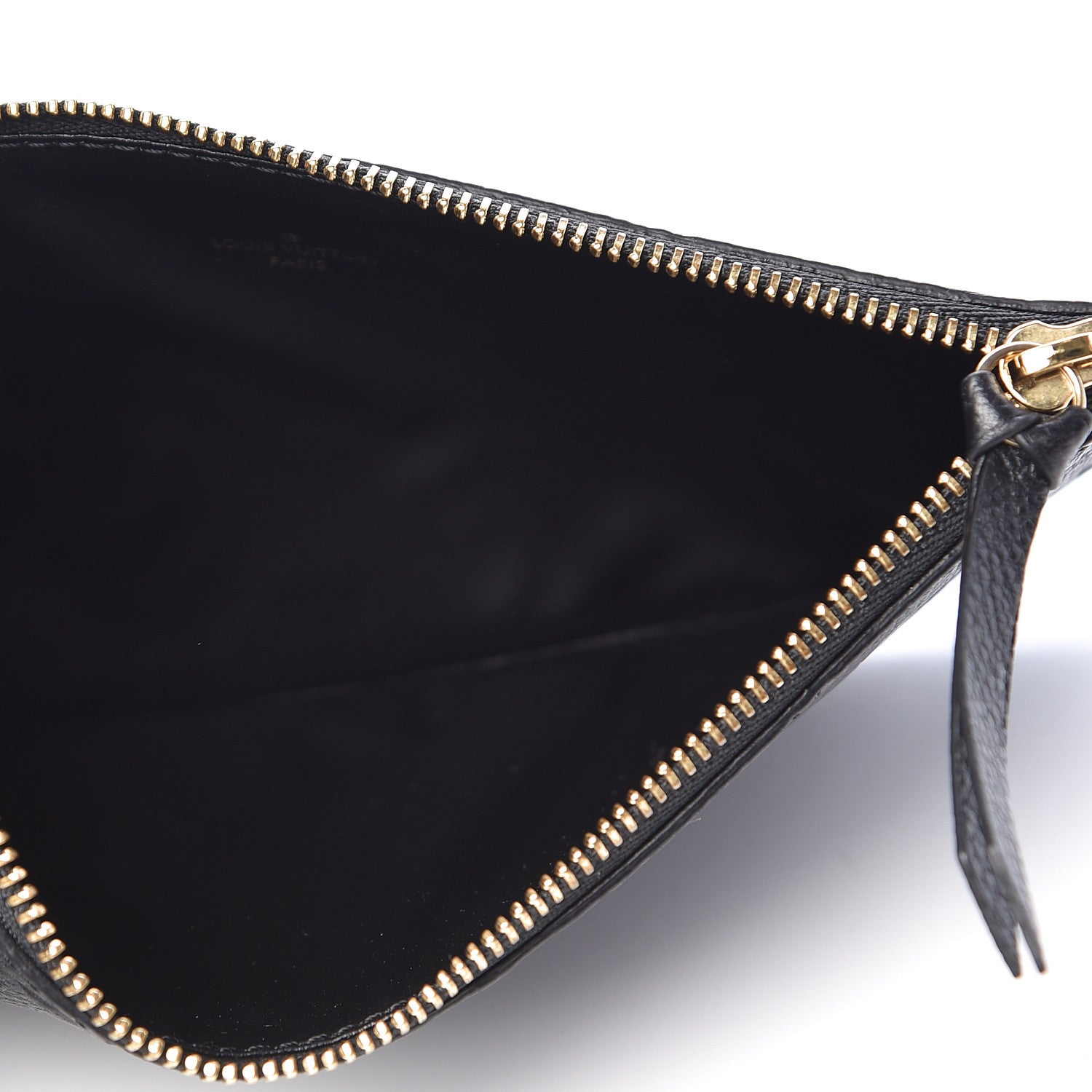 Louis Vuitton Empreinte Felicie Chain Wallet Zippered Insert Black 5 of 7