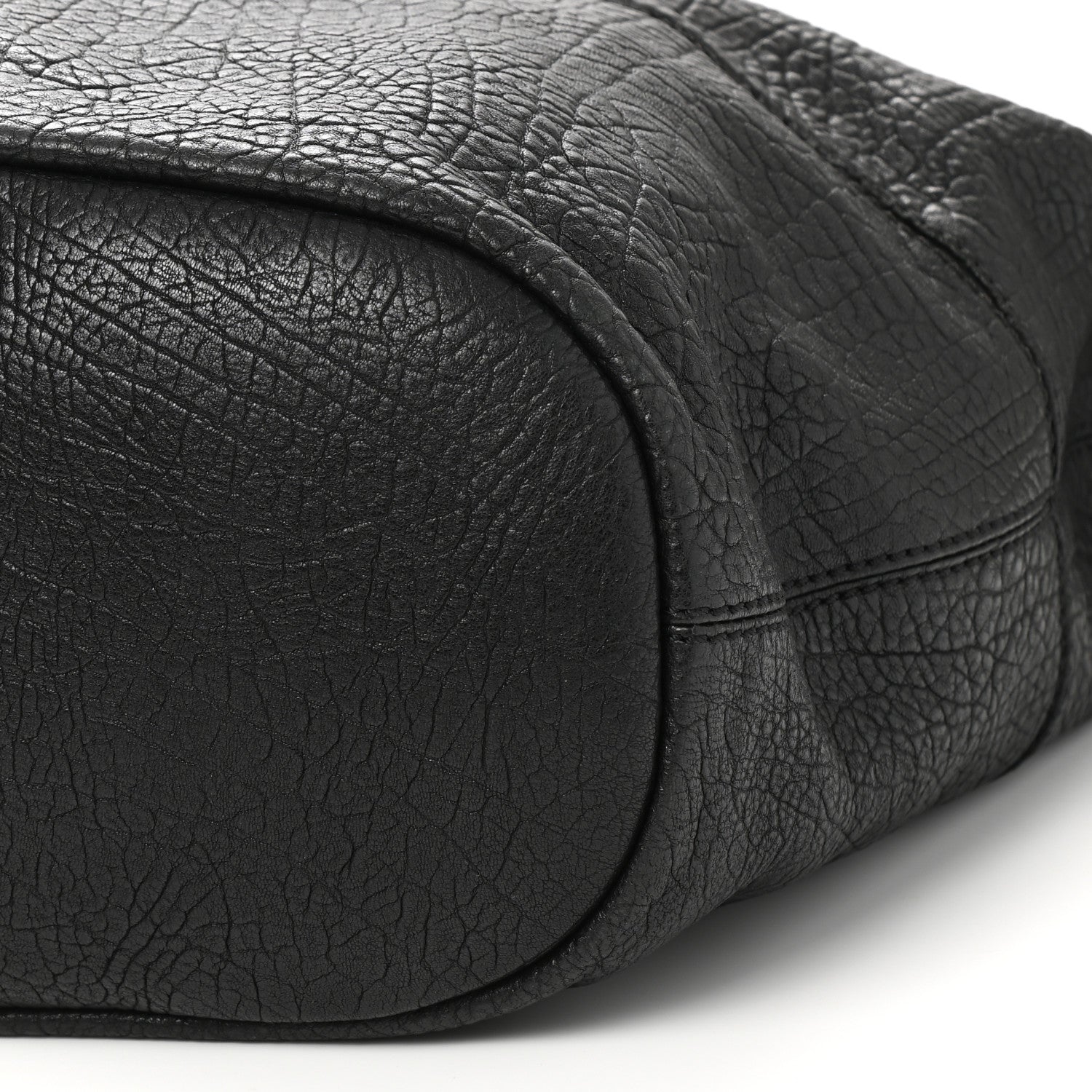Givenchy Pebbled Lambskin Zip Animation Medium Nightingale Black 9 of 9