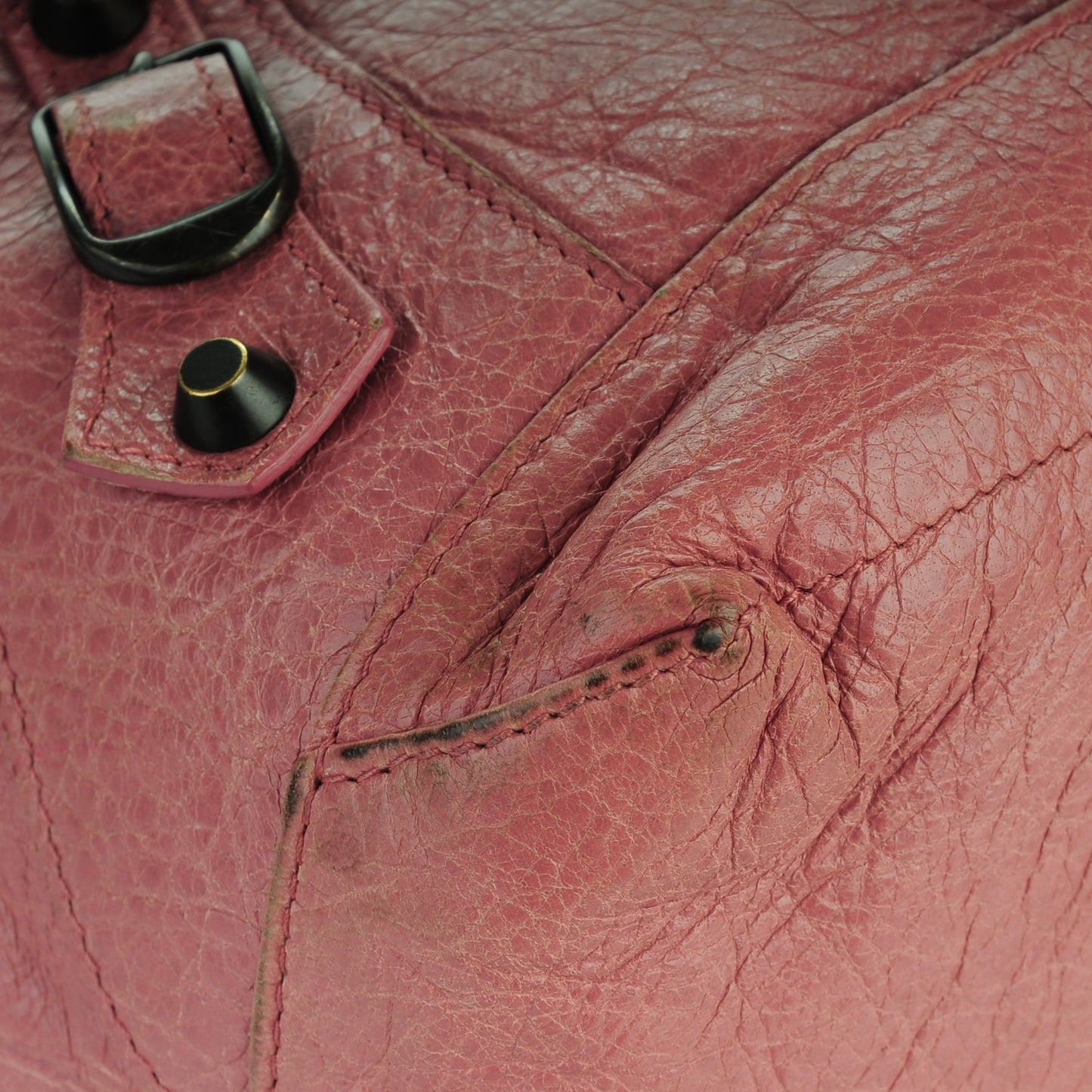 Agneau Classic Hardware Day Hobo Rose Bruyere