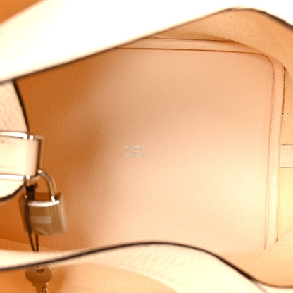 Hermes Taurillon Clemence Picotin Lock 22 MM Nata 5 of 10
