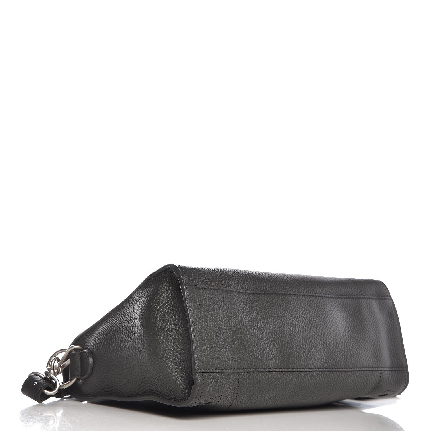 Balenciaga Veau Soyeux Perforated Blackout Hardware S City Gris Fossile 4 of 7