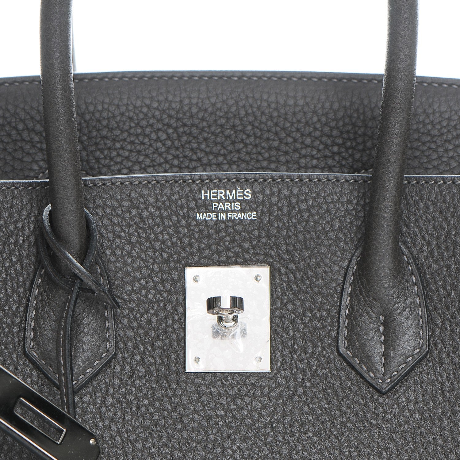 Hermes Taurillon Clemence Birkin 35 Graphite 8 of 24