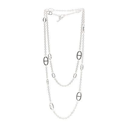 Hermes Sterling Silver Farandole Necklace 120 3 of 5