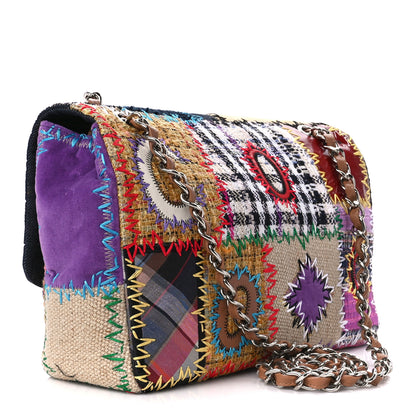 Chanel Patchwork Jumbo Flap Yellow Multicolor 3 of 10