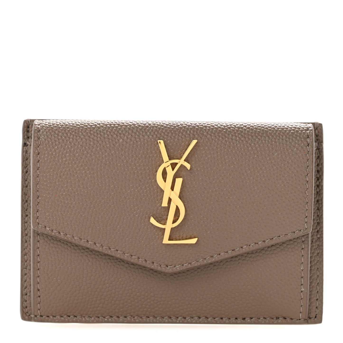 Grain De Poudre Uptown Monogram Card Case Dark Beige