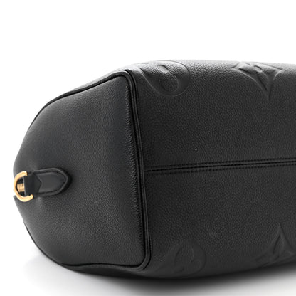 Louis Vuitton Empreinte Monogram Giant Speedy Bandouliere 25 Black 8 of 11