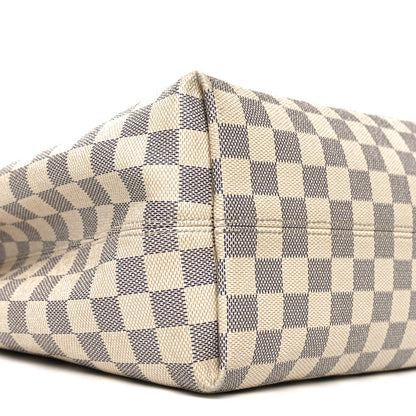 Louis Vuitton Damier Azur Graceful MM Rose Ballerine 8 of 10