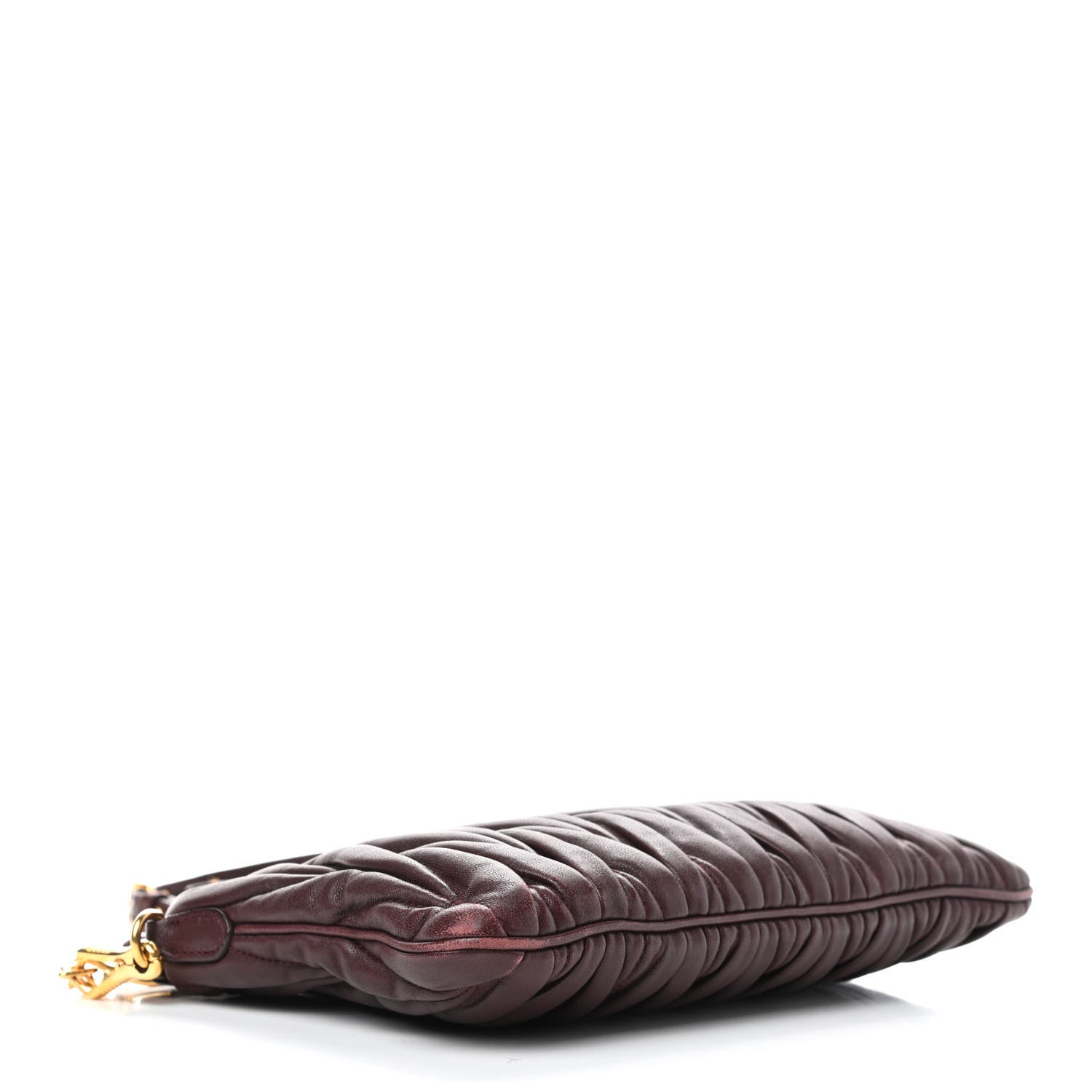 Miu Miu Nappa Matelasse Crossbody Clutch Granato 4 of 12