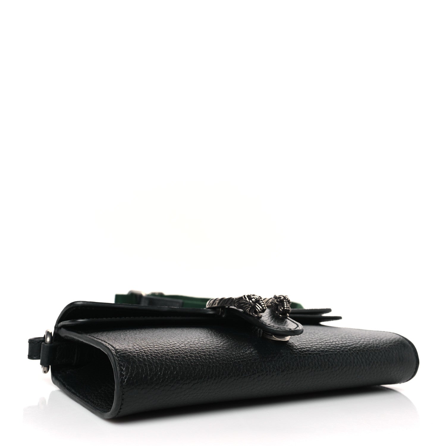 Gucci Dollar Calfskin Web Small Dionysus Crossbody Bag Black 4 of 9