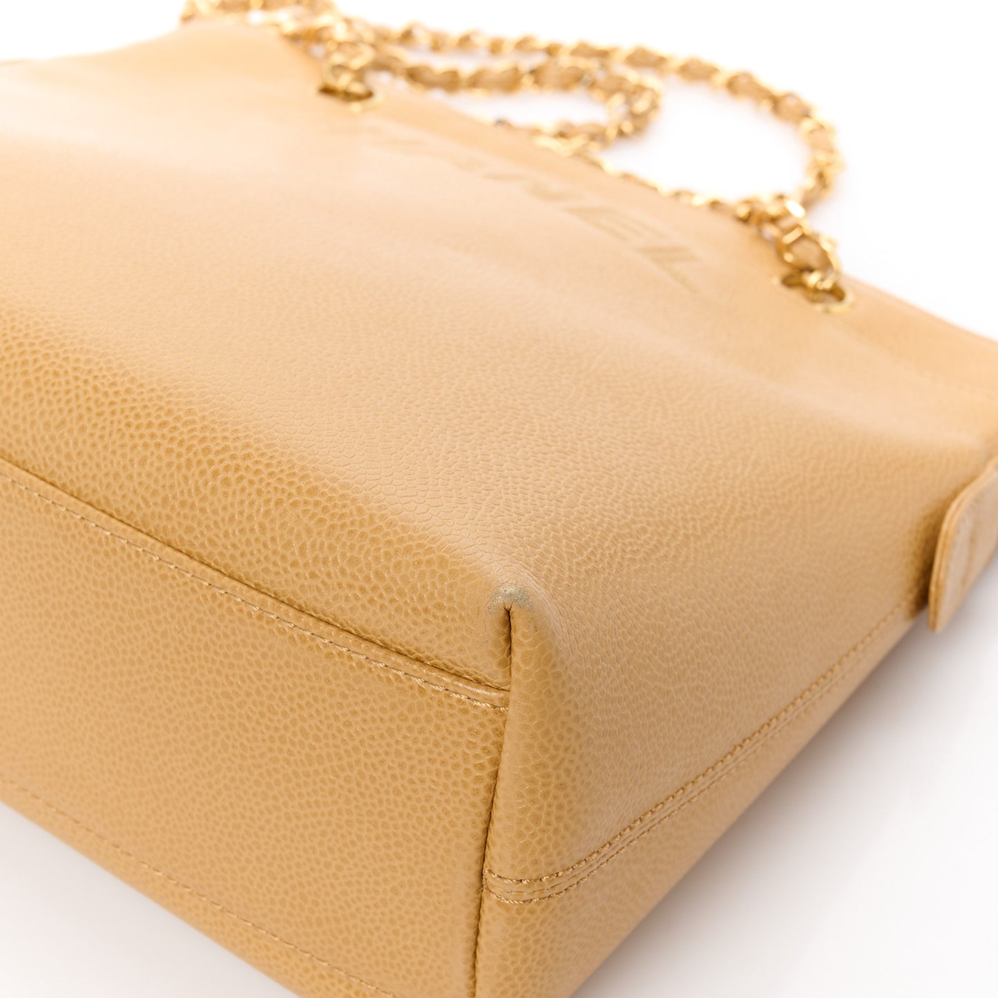 Caviar Shoulder Bag Beige