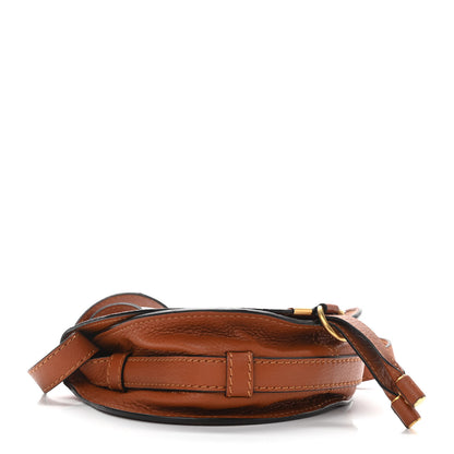 Chloe Calfskin Mini Marcie Round Crossbody Bag Tan 4 of 10