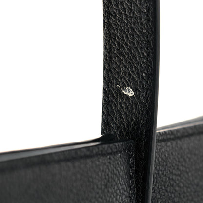 Burberry Grainy Calfskin Medium Title Bag Black 12 of 13