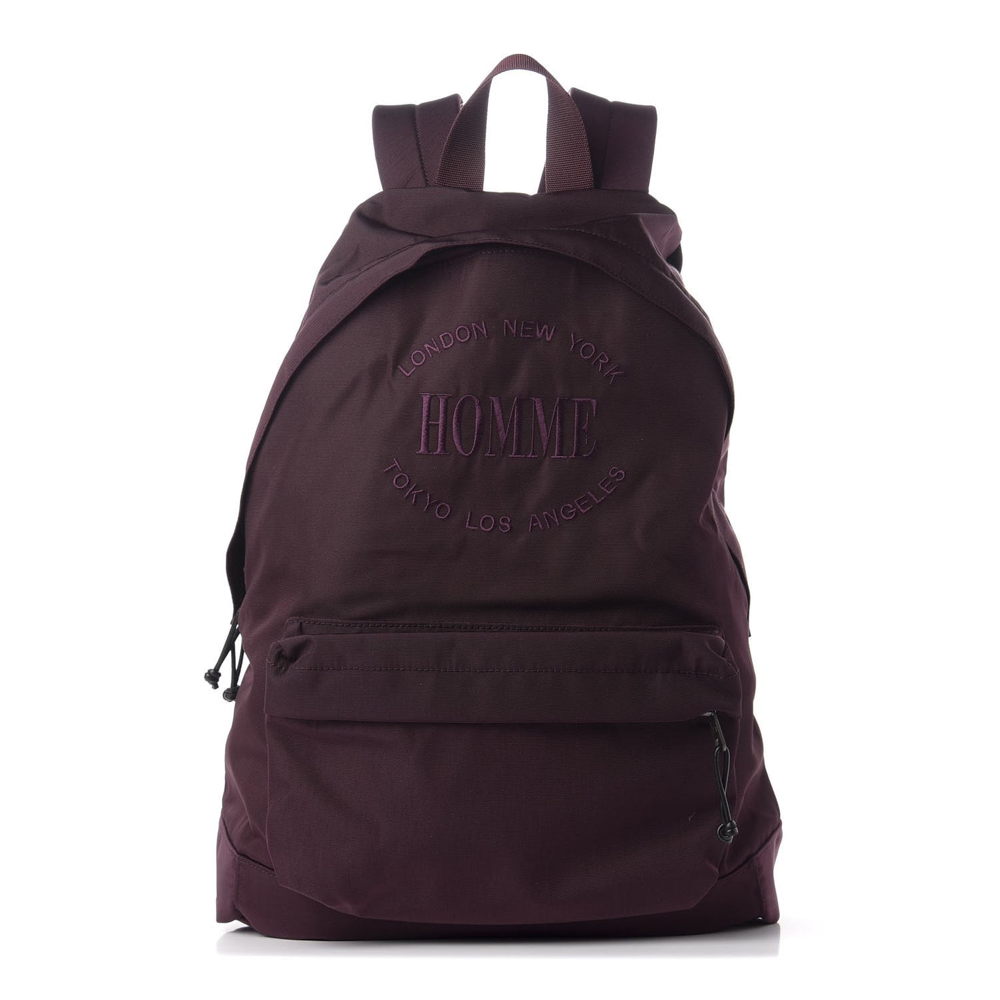 Nylon Explorer Homme Backpack Burgundy