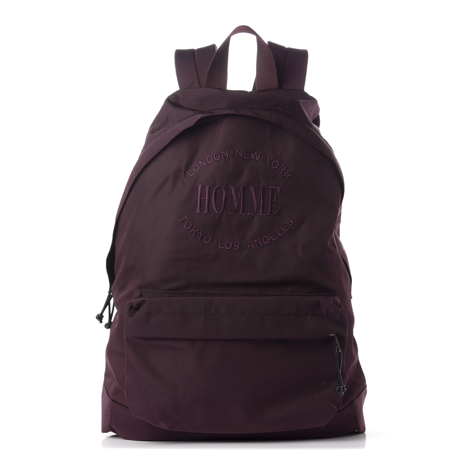Balenciaga Nylon Explorer Homme Backpack Burgundy 1 of 9