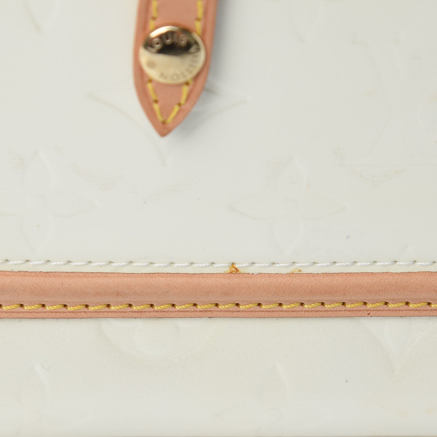 Louis Vuitton Vernis Mallory Square Perle 8 of 14