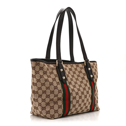Gucci Monogram Medium Jolicoeur Tote Dark Brown 3 of 10