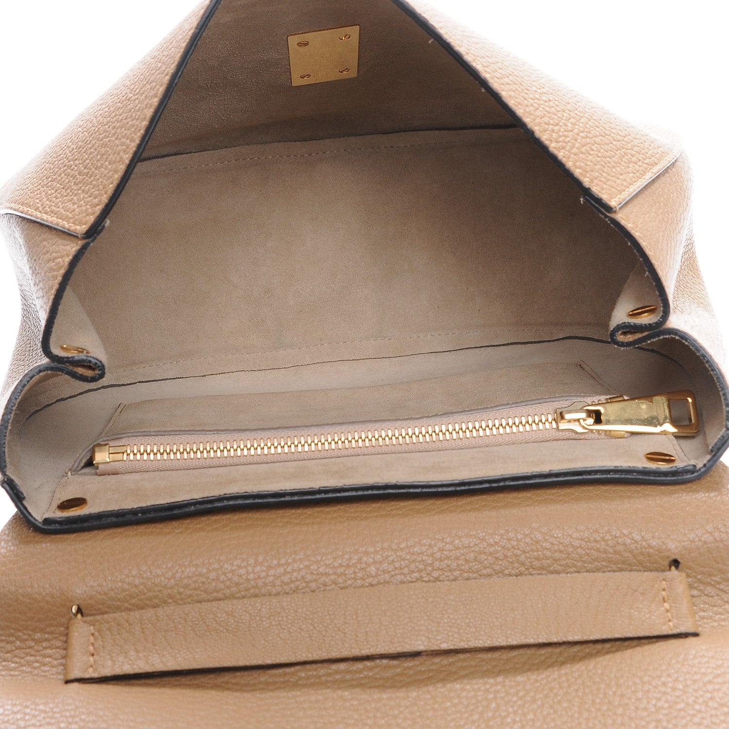 Chloe Grained Lambskin Large Drew Shoulder Bag Chestnut Cream 6 of 8