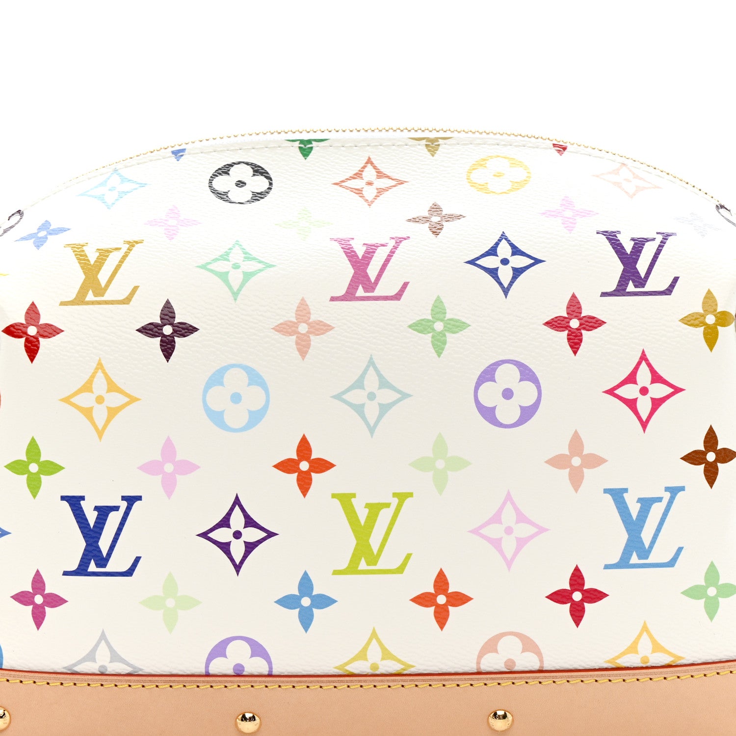 Louis Vuitton LV x TM Monogram Multicolor Cosmetic Pouch GM White 7 of 9
