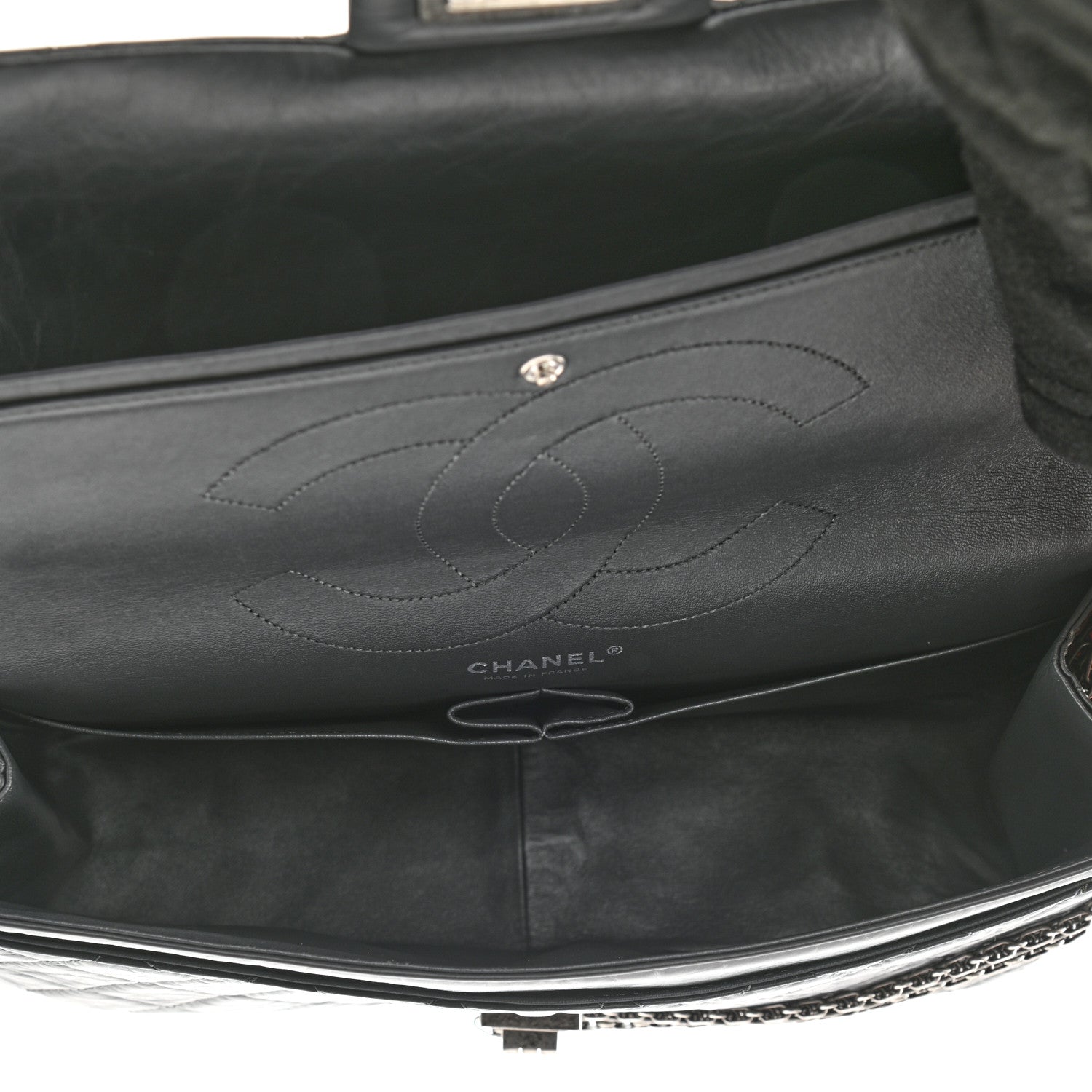 Chanel Aged Calfskin Quilted 2.55 Reissue 227 Flap Grey 5 of 8